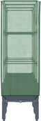 vidaXL - Plantenbak - verhoogd - met - kashoes - 120x40x140 - cm - rattanlook