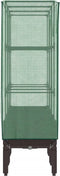 vidaXL - Plantenbak - verhoogd - met - kashoes - 120x40x140 - cm - rattanlook