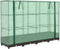 vidaXL - Plantenbak - verhoogd - met - kashoes - 160x40x123 - cm - rattanlook