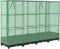 vidaXL - Plantenbak - verhoogd - met - kashoes - 160x40x123 - cm - rattanlook