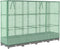 vidaXL - Plantenbak - verhoogd - met - kashoes - 160x40x123 - cm - rattanlook
