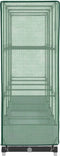 vidaXL - Plantenbak - verhoogd - met - kashoes - 160x40x123 - cm - rattanlook