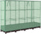 vidaXL - Plantenbak - verhoogd - met - kashoes - 160x40x123 - cm - rattanlook