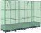vidaXL - Plantenbak - verhoogd - met - kashoes - 160x40x123 - cm - rattanlook