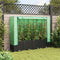 vidaXL - Plantenbak - verhoogd - met - kashoes - 160x40x138 - cm - rattanlook
