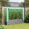 vidaXL - Plantenbak - verhoogd - met - kashoes - 160x40x138 - cm - rattanlook