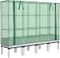 vidaXL - Plantenbak - verhoogd - met - kashoes - 160x40x140 - cm - rattanlook