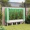 vidaXL - Plantenbak - verhoogd - met - kashoes - 160x40x140 - cm - rattanlook