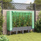 vidaXL - Plantenbak - verhoogd - met - kashoes - 160x40x140 - cm - rattanlook