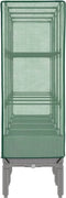 vidaXL - Plantenbak - verhoogd - met - kashoes - 160x40x140 - cm - rattanlook
