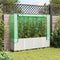 vidaXL - Plantenbak - verhoogd - met - kashoes - 160x40x153 - cm - rattanlook