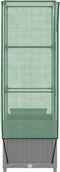 vidaXL - Plantenbak - verhoogd - met - kashoes - 40x40x139 - cm - rattanlook