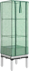 vidaXL - Plantenbak - verhoogd - met - kashoes - 40x40x140 - cm - rattanlook