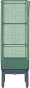 vidaXL - Plantenbak - verhoogd - met - kashoes - 40x40x140 - cm - rattanlook