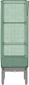 vidaXL - Plantenbak - verhoogd - met - kashoes - 40x40x140 - cm - rattanlook
