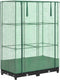 vidaXL - Plantenbak - verhoogd - met - kashoes - 80x40x123 - cm - rattanlook