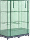 vidaXL - Plantenbak - verhoogd - met - kashoes - 80x40x123 - cm - rattanlook