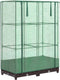 vidaXL - Plantenbak - verhoogd - met - kashoes - 80x40x123 - cm - rattanlook