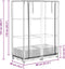 vidaXL - Plantenbak - verhoogd - met - kashoes - 80x40x123 - cm - rattanlook