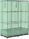 vidaXL - Plantenbak - verhoogd - met - kashoes - 80x40x123 - cm - rattanlook
