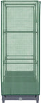 vidaXL - Plantenbak - verhoogd - met - kashoes - 80x40x123 - cm - rattanlook