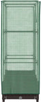 vidaXL - Plantenbak - verhoogd - met - kashoes - 80x40x123 - cm - rattanlook