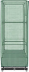 vidaXL - Plantenbak - verhoogd - met - kashoes - 80x40x123 - cm - rattanlook