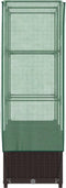 vidaXL - Plantenbak - verhoogd - met - kashoes - 80x40x138 - cm - rattanlook