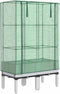 vidaXL - Plantenbak - verhoogd - met - kashoes - 80x40x140 - cm - rattanlook