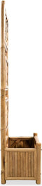 vidaXL - Plantenbak - verhoogd - met - rek - 40 - cm - bamboe