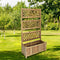 vidaXL - Plantenbak - verhoogd - met - rek - 70 - cm - bamboe