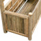 vidaXL - Plantenbak - verhoogd - met - rek - 70 - cm - bamboe