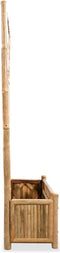vidaXL - Plantenbak - verhoogd - met - rek - 70 - cm - bamboe