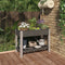 vidaXL - Plantenbak - verhoogd - met - schap - 100x50x75 - cm - HKC