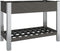 vidaXL - Plantenbak - verhoogd - met - schap - 100x50x75 - cm - HKC