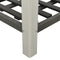 vidaXL - Plantenbak - verhoogd - met - schap - 75x50x90 - cm - HKC - grijs
