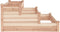 vidaXL - Plantenbak - verhoogd - met - voering - 120x120x56 - cm - massief - vurenhout