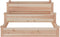 vidaXL - Plantenbak - verhoogd - met - voering - 120x120x56 - cm - massief - vurenhout