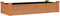 vidaXL - Plantenbak - verhoogd - met - voering - 120x45x25 - cm - vurenhout - bruin