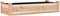vidaXL - Plantenbak - verhoogd - met - voering - 120x45x25 - cm - massief - vurenhout