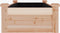 vidaXL - Plantenbak - verhoogd - met - voering - 120x45x25 - cm - massief - vurenhout