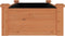 vidaXL - Plantenbak - verhoogd - met - voering - 120x45x25 - cm - vurenhout - bruin