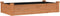 vidaXL - Plantenbak - verhoogd - met - voering - 120x60x25 - cm - vurenhout - bruin