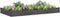 vidaXL - Plantenbak - verhoogd - met - voering - 240x120x25 - cm - vurenhout - grijs