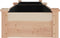 vidaXL - Plantenbak - verhoogd - met - voering - 240x45x25 - cm - massief - vurenhout