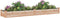 vidaXL - Plantenbak - verhoogd - met - voering - 240x45x25 - cm - massief - vurenhout