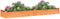 vidaXL - Plantenbak - verhoogd - met - voering - 240x45x25 - cm - vurenhout - bruin