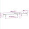 vidaXL - Plantenbak - verhoogd - met - voering - 240x60x25 - cm - vurenhout - grijs