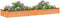 vidaXL - Plantenbak - verhoogd - met - voering - 240x60x25 - cm - vurenhout - bruin