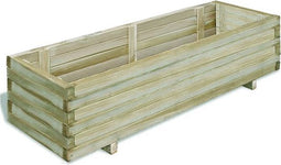 vidaXL - Plantenbak - verhoogd - rechthoekig - 120x40x30 - cm - hout